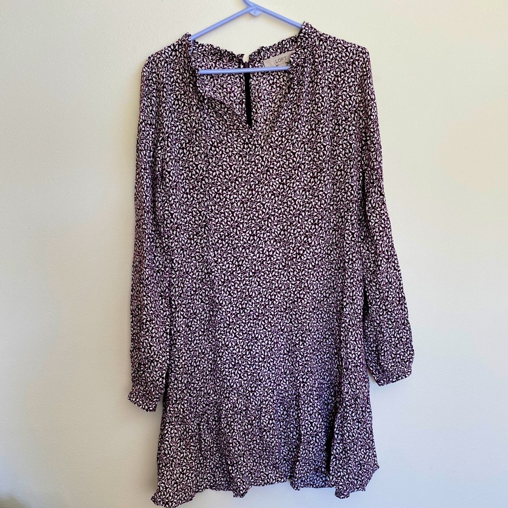 Loft flowery dress